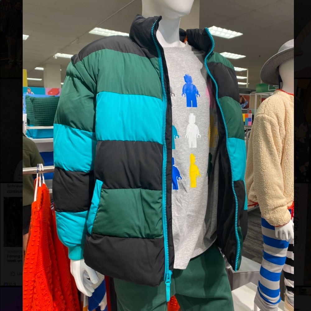 Men’s Puffer Jacket. WORN ONCE. SIZE L